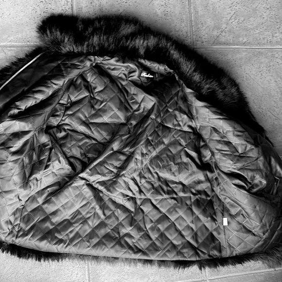 New black faux fur coat. The End Cult. - Picture 6 of 8